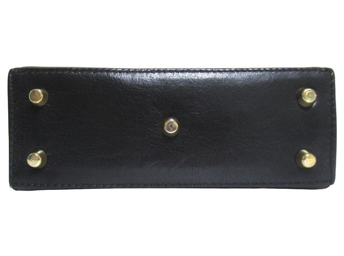 Medusa Versace Vintage Handtasche mit oberem Griff Schwarz - Ansicht 5