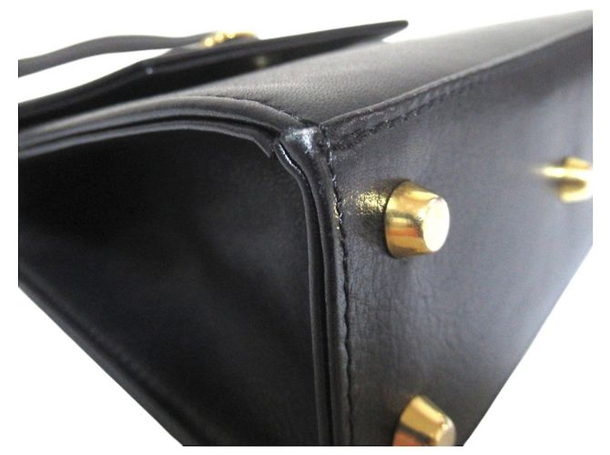 Medusa Versace Vintage Handtasche mit oberem Griff Schwarz - Ansicht 7