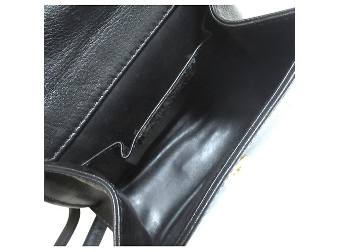 Medusa Versace Vintage Handtasche mit oberem Griff Schwarz - Ansicht 9