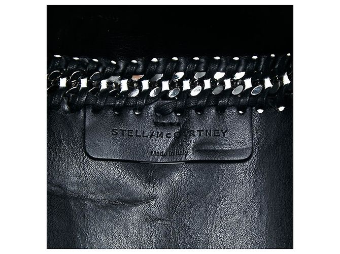 Stella Mc Cartney Borsa a tracolla con catena Falabella Zebra Stella McCartney Nero Bianco - vista 10