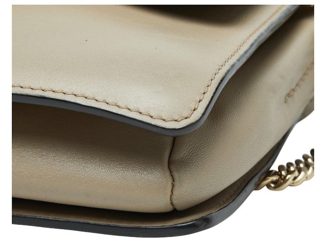 Borsa a tracolla Chloé Faye Beige - vista 4
