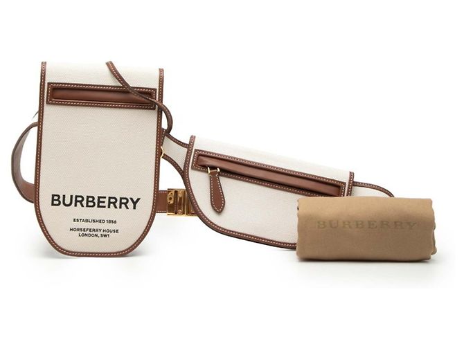Borsa a tracolla Burberry Horseferry Logo - vista 11