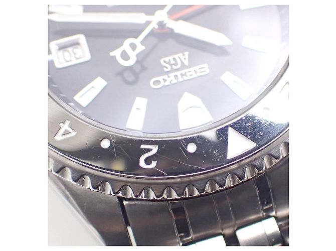 Seiko Flightmaster Men's Auto Quartz Titanium Uhr SBCW005 - Ansicht 7