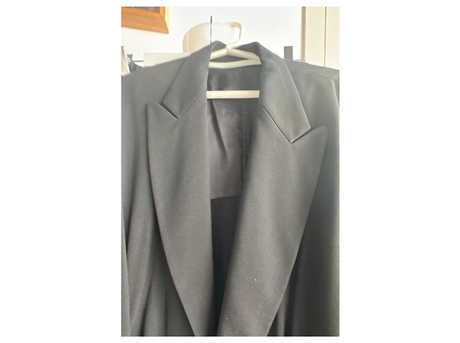 Yohji Yamamoto Completo Giacca e Pantaloni Nero - vista 11