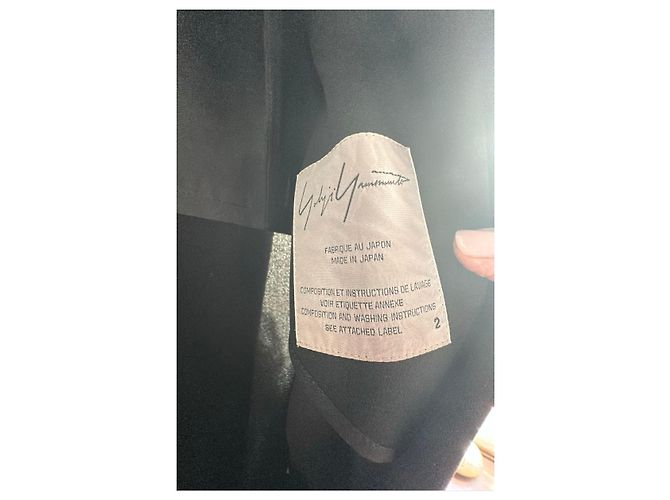 Yohji Yamamoto Completo Giacca e Pantaloni Nero - vista 3