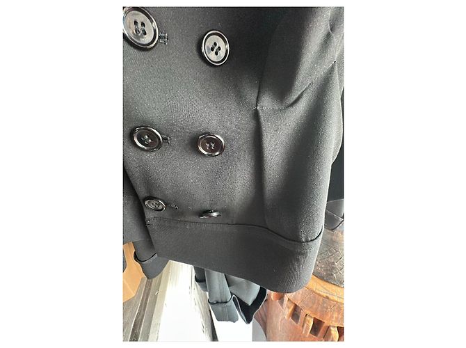 Yohji Yamamoto Completo Giacca e Pantaloni Nero - vista 7