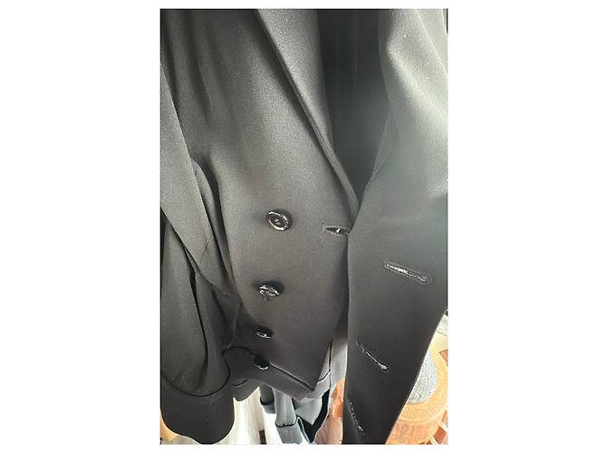 Yohji Yamamoto Completo Giacca e Pantaloni Nero - vista 8