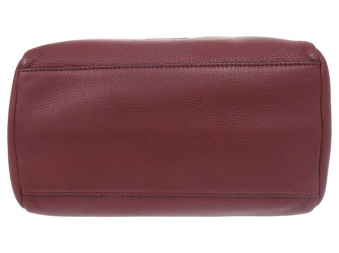 Borsa a mano e a tracolla 2-way in pelle Bordeaux Tory Burch Bordò - vista 4