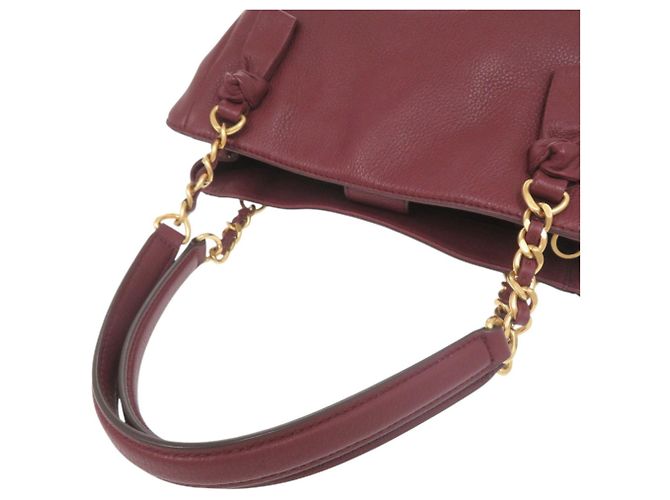 Borsa a mano e a tracolla 2-way in pelle Bordeaux Tory Burch Bordò - vista 6