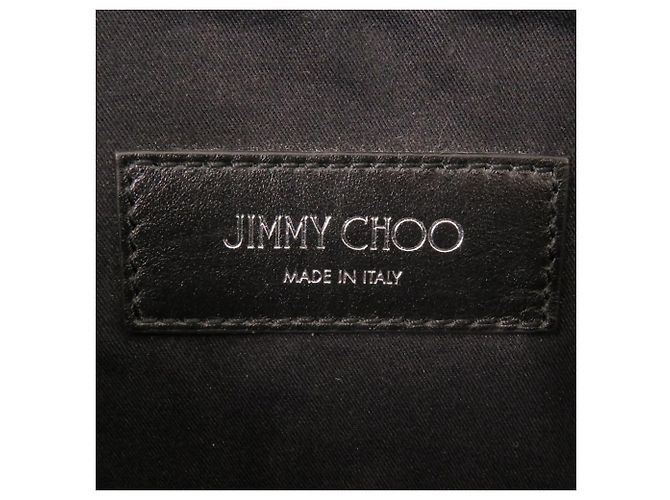 Borsa a tracolla Oscar Star Studded Leather di Jimmy Choo Marrone Nero - vista 6