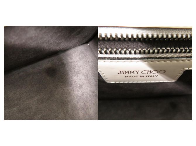 Borsa Pixie con manico superiore e borchie a stella Jimmy Choo Bianco - vista 10
