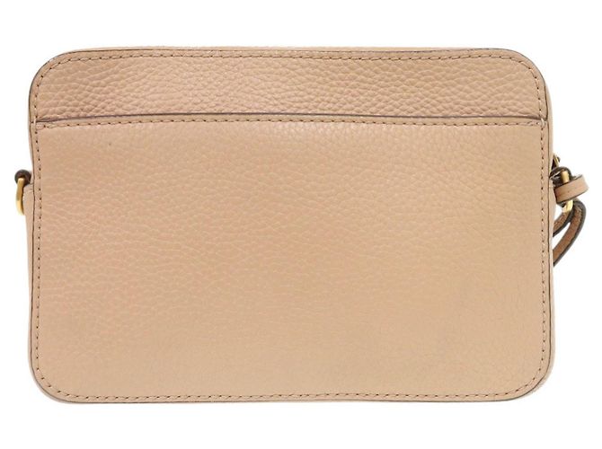 Borsa a tracolla in pelle Tory Burch McGraw Beige - vista 2