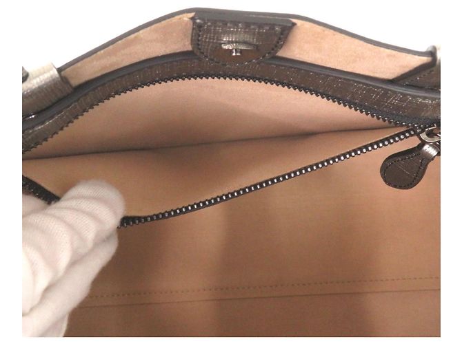 Saco Tote Prateado Alexander McQueen Prata - vista 5