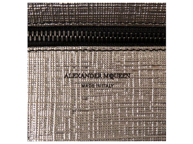 Saco Tote Prateado Alexander McQueen Prata - vista 6