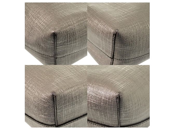 Saco Tote Prateado Alexander McQueen Prata - vista 7