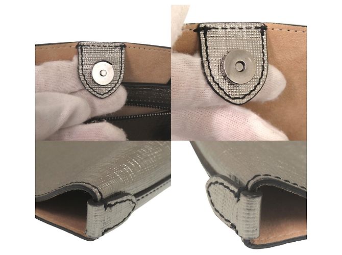 Saco Tote Prateado Alexander McQueen Prata - vista 8