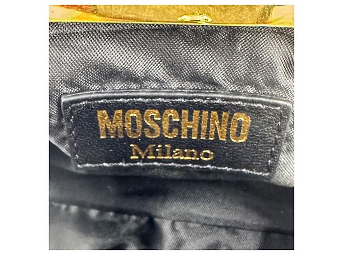 Mini Bolso de Hombro Moschino Rider's Chain Pouch Negro - vista 12