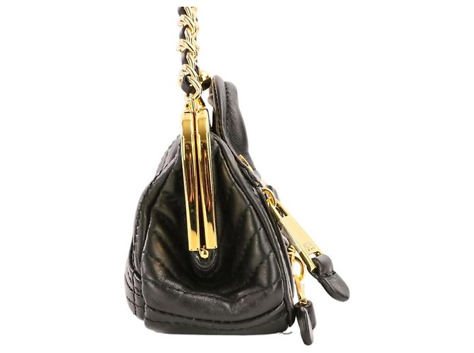 Mini Bolso de Hombro Moschino Rider's Chain Pouch Negro - vista 5