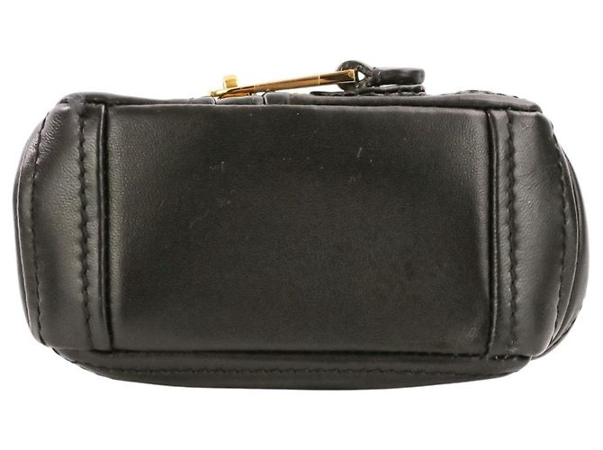 Mini Bolso de Hombro Moschino Rider's Chain Pouch Negro - vista 7