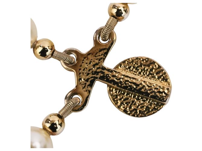 Collana Vivienne Westwood Gold Orb Broken Pearl D'oro - vista 15