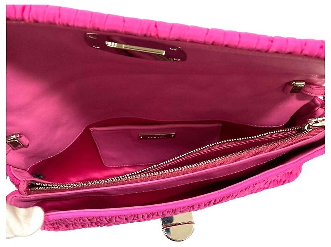 Borsa a spalla Miu Miu Matelassé Rosa - vista 6
