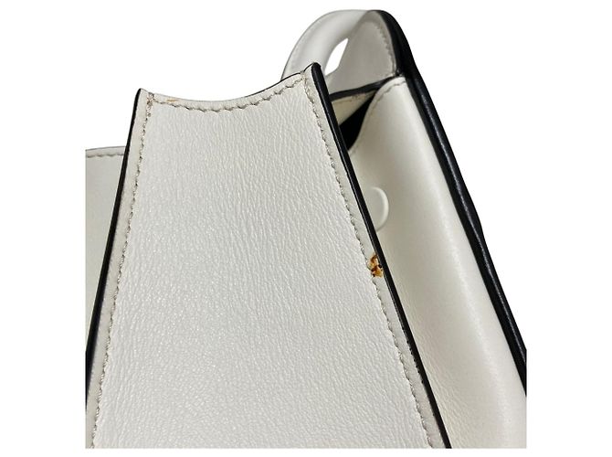 Bolsa de couro acolchoado Tod's Sera em Branco - vista 12