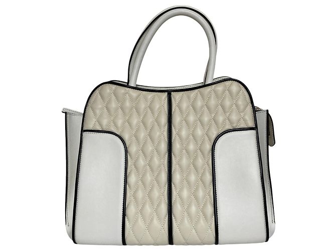 Bolsa de couro acolchoado Tod's Sera em Branco - vista 2