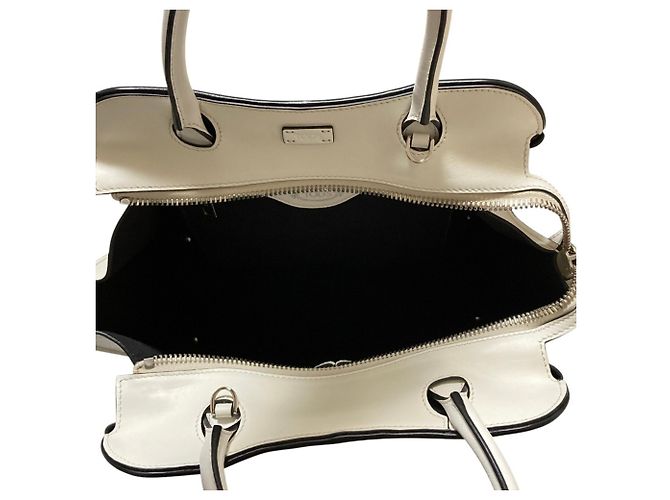 Bolsa de couro acolchoado Tod's Sera em Branco - vista 7