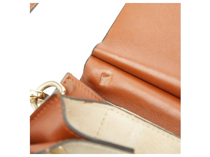 Chloé Faye Medium Crossbody Shoulder Bag Braun - Ansicht 8