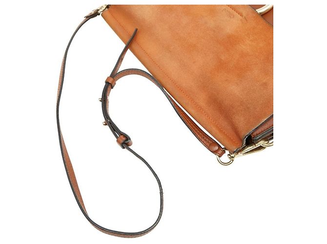 Chloé Faye Medium Crossbody Shoulder Bag Braun - Ansicht 9