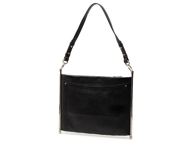 Borsa Chloé Chloe Roy in pelle nera Nero - vista 2