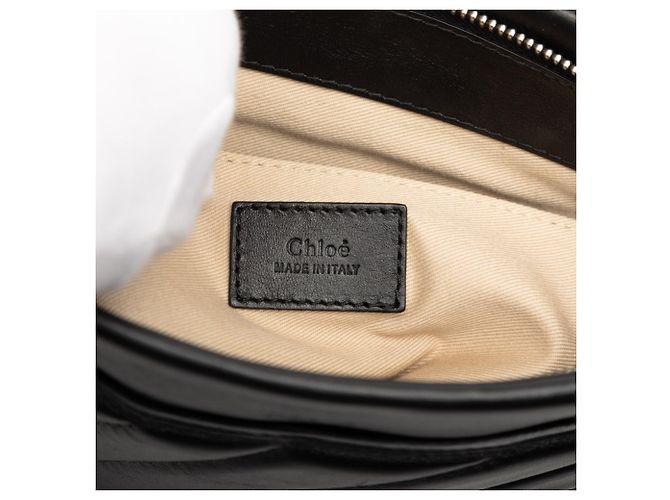 Borsa Chloé Chloe Roy in pelle nera Nero - vista 5