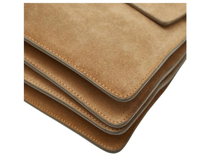 Borsa a tracolla Chloé Faye Beige - vista 4