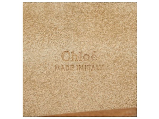Borsa a tracolla Chloé Faye Beige - vista 9