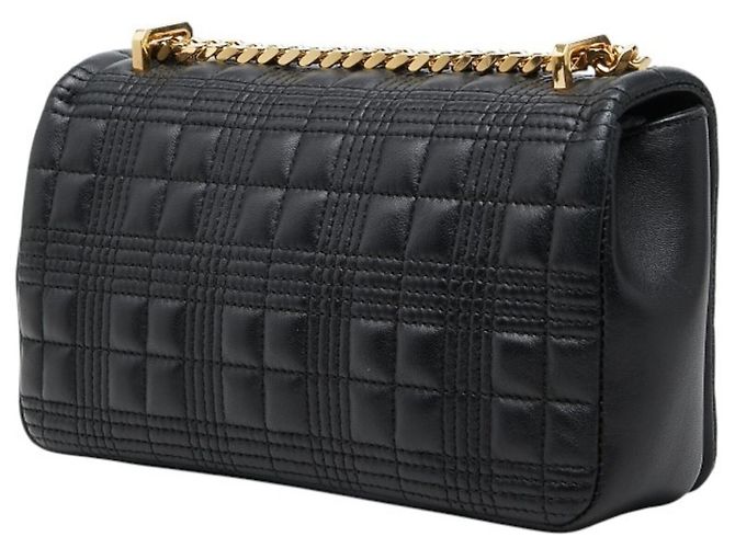 Borsa a tracolla matelassé con catena Burberry TB Laura Nero - vista 2