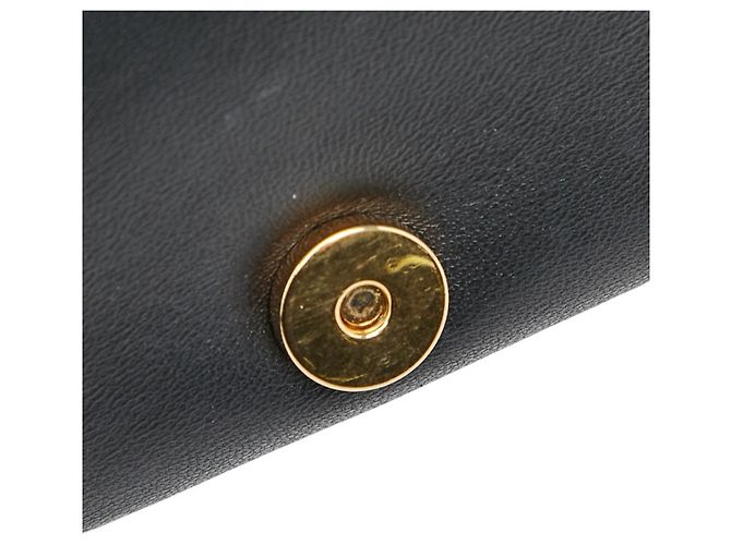 Borsa a tracolla matelassé con catena Burberry TB Laura Nero - vista 9