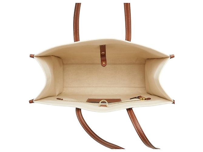 Burberry Small Freya Tote Bag Braun Roh - Ansicht 8