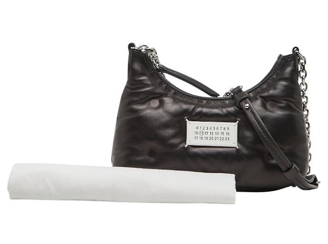 Maison Martin Margiela Maison Margiela Glam Slam Hobo Micro Chain Shoulder Bag Nero - vista 14