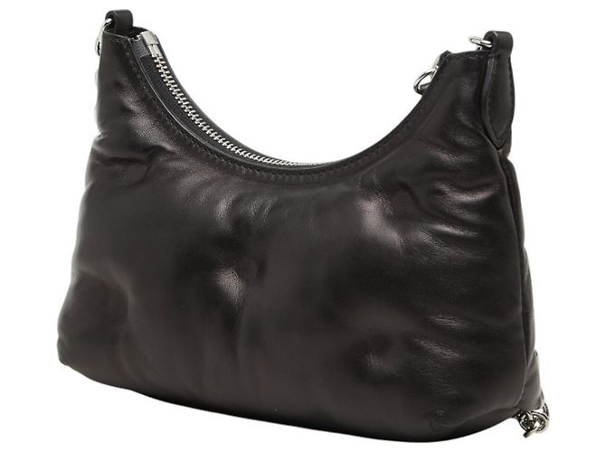 Maison Martin Margiela Maison Margiela Glam Slam Hobo Micro Chain Shoulder Bag Nero - vista 2
