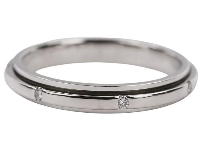Anillo Piaget Possession con 7 diamantes Plata - vista 3
