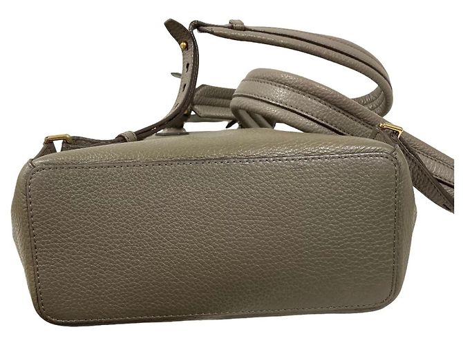 Sac à dos en cuir BALLY Bahira Turnlock Gris - vue 5