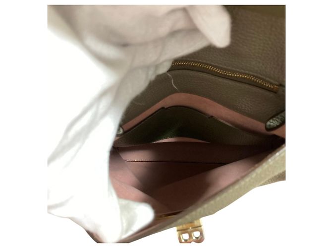 Sac à dos en cuir BALLY Bahira Turnlock Gris - vue 6