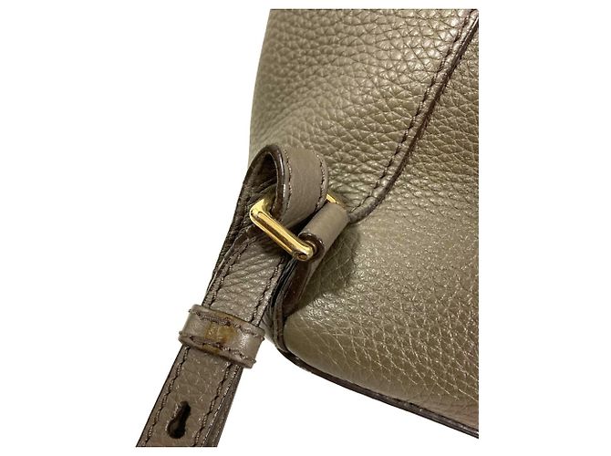 Sac à dos en cuir BALLY Bahira Turnlock Gris - vue 9