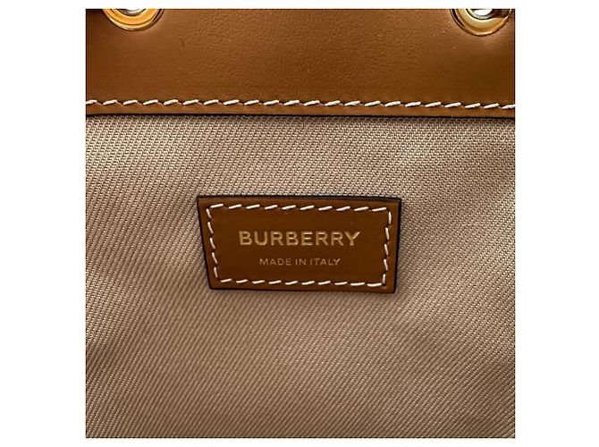 Borsa a secchiello Small Burberry da spalla Marrone - vista 10