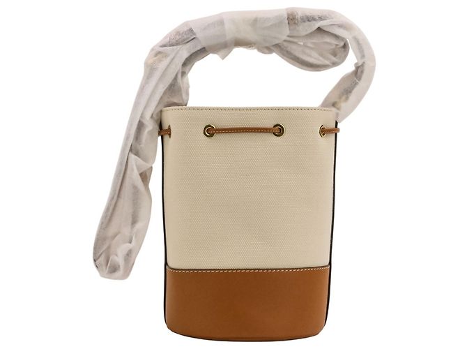 Borsa a secchiello Small Burberry da spalla Marrone - vista 3