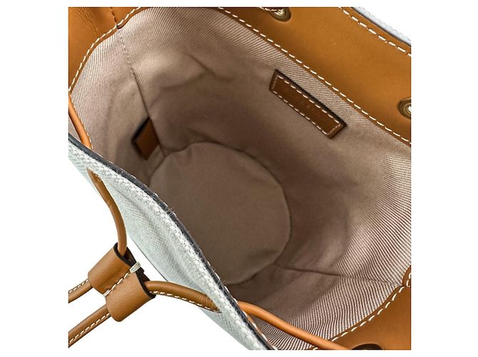 Borsa a secchiello Small Burberry da spalla Marrone - vista 8