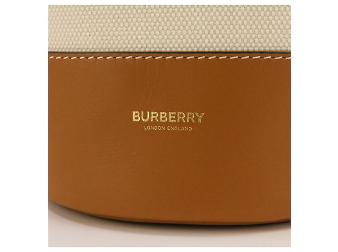 Borsa a secchiello Small Burberry da spalla Marrone - vista 9