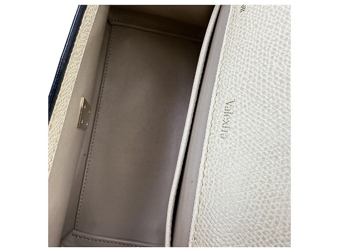 Valextra Iside Mini Borsa a tracolla/Borsa a mano 2-Way Bianco Multicolore - vista 10