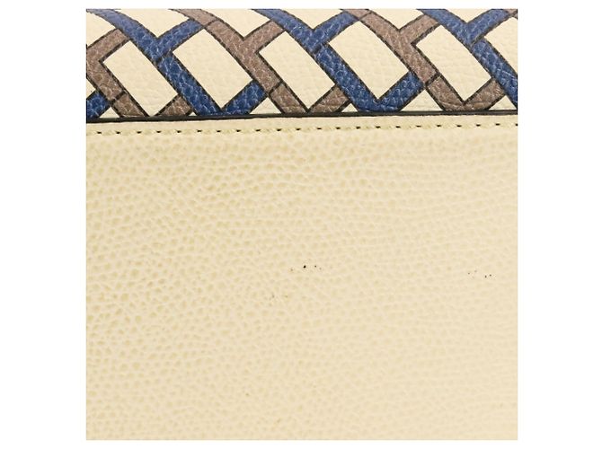 Valextra Iside Mini Borsa a tracolla/Borsa a mano 2-Way Bianco Multicolore - vista 17
