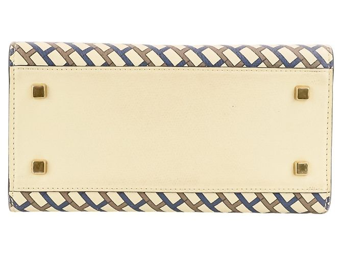 Valextra Iside Mini Borsa a tracolla/Borsa a mano 2-Way Bianco Multicolore - vista 6